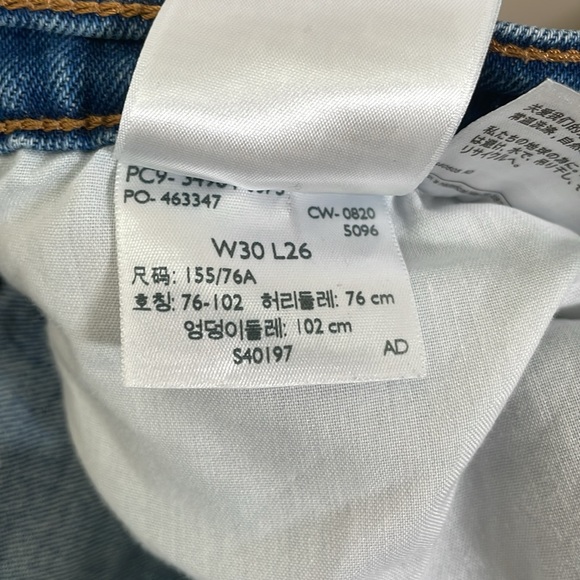 Levi's - Wedgie Straight High Waist Denim Pants - Blue - 30 - Picture 12 of 12